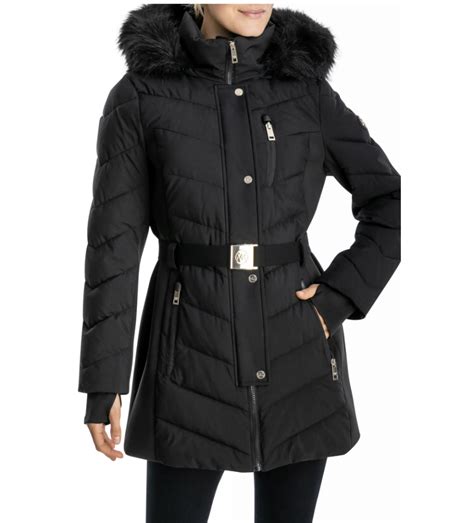 michael kors jas bruin|michael kors winter jacket women.